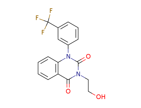 1-(m-Trifluoromethylphenyl)-3-(2'-hydroxyethyl)quinazoline-2,4-dione