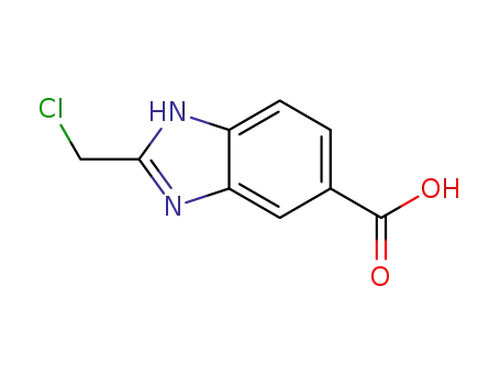 2-(클로로메틸)-1H-벤조이미다졸-5-카르복실산 염산염
