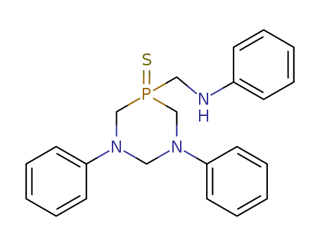 1,3,5-Diazaphosphorine-5(2H)-methanamine,tetrahydro-N,1,3-triphenyl-, 5-sulfide cas  34885-70-6