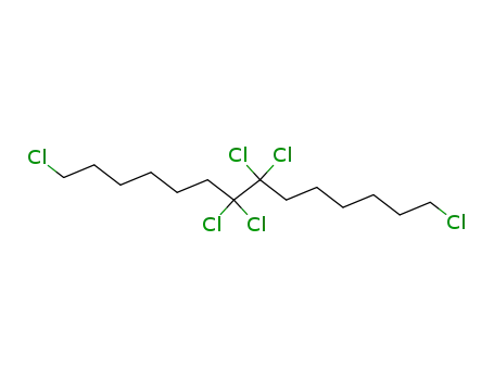 Molecular Structure of 96949-61-0 (1,7,7,8,8,14-hexachloro-tetradecane)
