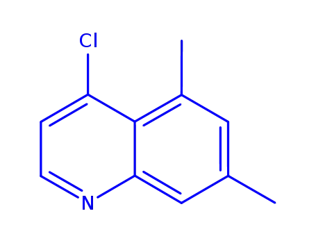 Molecular Structure of 352205-97-1 (4-CHLORO-5,7-DIMETHYLQUINOLINE)