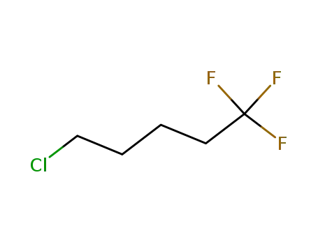 Molecular Structure of 352-59-0 (5-Chlor-1,1,1-trifluor-pentan)