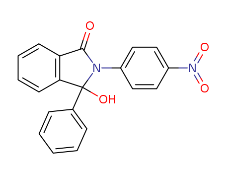 1H-Isoindol-1-one,2,3-dihydro-3-hydroxy-2-(4-nitrophenyl)-3-phenyl- cas  3532-66-9