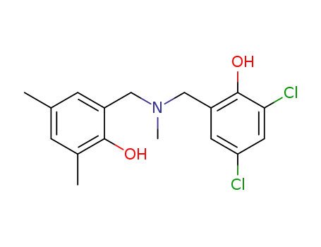 2,4-dichloro-6-[[(2-hydroxy-3,5-dimethyl-phenyl)methyl-methyl-amino]me thyl]phenol