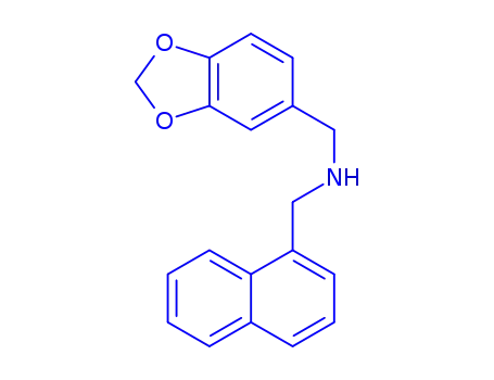 1-(1,3-benzodioxol-5-yl)-N-(naphthalen-1-ylmethyl)methanamine