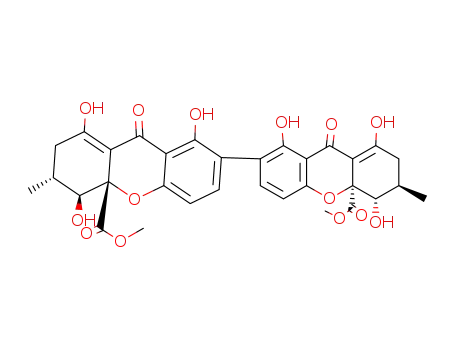 Molecular Structure of 35287-69-5 (SECALONIC ACID D FROM PENICILLIUM*OXALICUM)