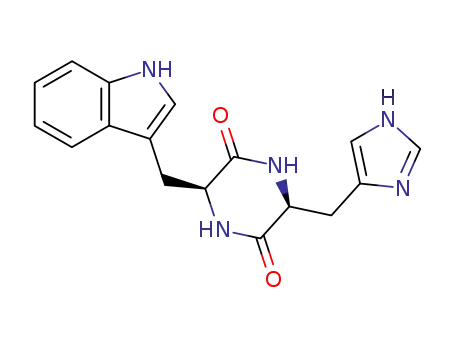 L-histidyl-L-tryptophanyldiketopiperazine