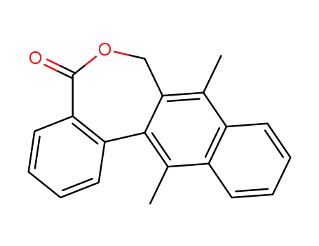 2-<1.4-Dimethyl-3-hydroxymethyl-naphthyl-(2)>-benzoesaeure-ε-lacton