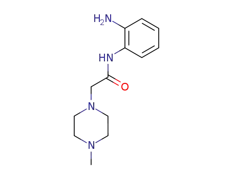 Molecular Structure of 35293-85-7 (N-(2-aminophenyl)-2-(4-methylpiperazin-1-yl)acetamide)