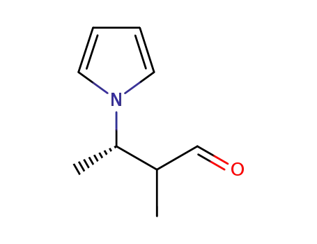 Molecular Structure of 731854-05-0 (1H-Pyrrole-1-propanal,alpha,beta-dimethyl-,(betaR)-(9CI))