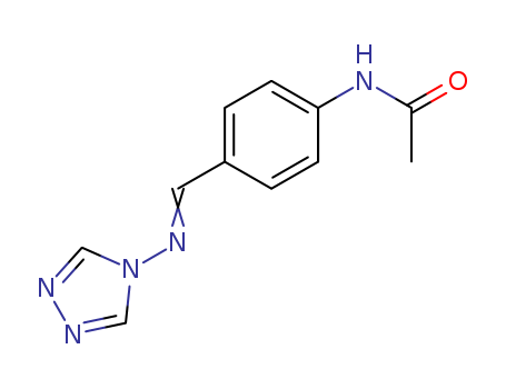 Acetamide,N-[4-[(4H-1,2,4-triazol-4-ylimino)methyl]phenyl]- cas  35546-39-5