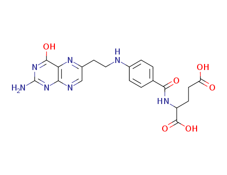 L-Glutamic acid,N-[4-[[2-(2-amino-1,4-dihydro-4-oxo-6-pteridinyl)ethyl]amino]benzoyl]- (9CI) cas  3566-25-4