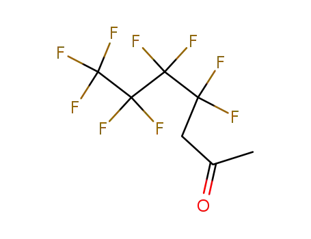 Molecular Structure of 86358-19-2 (4,4,5,5,6,6,7,7,7-NONAFLUOROHEPTAN-2-ONE)