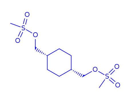 Molecular Structure of 116076-50-7 ((1,4-cis-cyclohexanediyl)bis(methylene)dimethanesultonate)