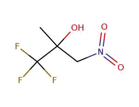 Molecular Structure of 428-70-6 (1,1,1-trifluoro-2-methyl-3-nitropropan-2-ol)