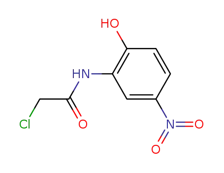 Molecular Structure of 35588-39-7 (2-Chloro-N-(2-hydroxy-5-nitrophenyl)acetamide)