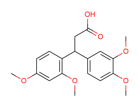 Benzenepropanoic acid, b-(2,4-dimethoxyphenyl)-3,4-dimethoxy- cas  35582-73-1