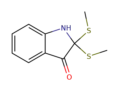 1,2-디히드로-2,2-비스(메틸티오)-3H-인돌-3-온