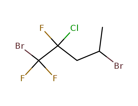 Molecular Structure of 380-57-4 (1,4-DIBROMO-2-CHLORO-1,1,2-TRIFLUOROPENTANE)