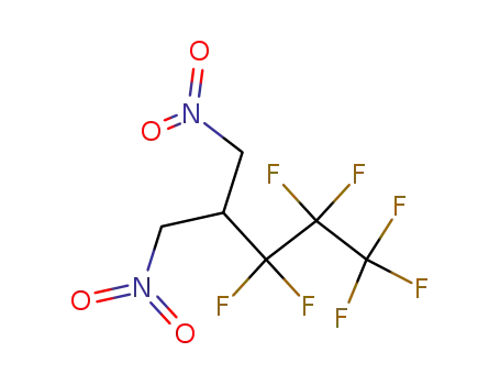 Molecular Structure of 355-91-9 (1,1,1,2,2,3,3-heptafluoro-5-nitro-4-(nitromethyl)pentane)