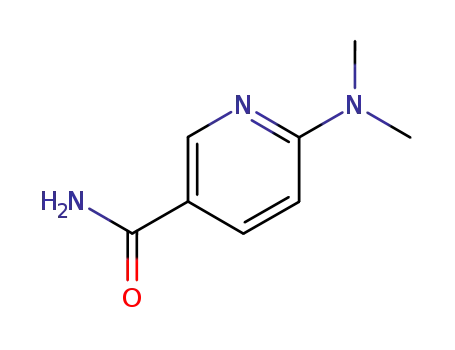 Molecular Structure of 36507-21-8 (6-dimethylaminopyridine-3-carboxamide)