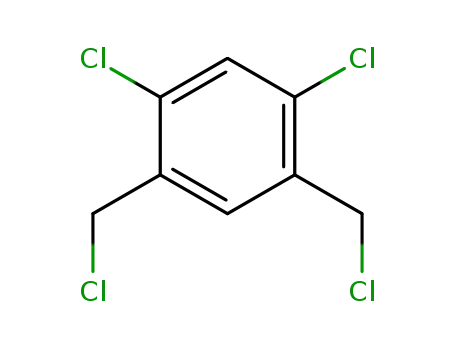 Molecular Structure of 35510-02-2 (1,5-dichloro-2,4-bis(chloromethyl)benzene)