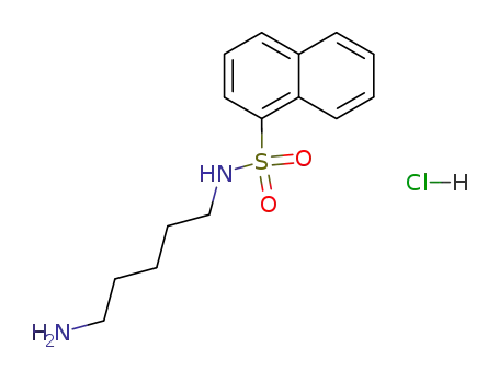 Molecular Structure of 35517-11-4 (N-(5-AMINOPENTYL)-1-NAPHTHALENESULFONAMIDE HCL)