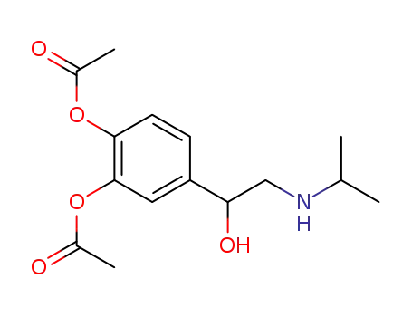 Molecular Structure of 35553-62-9 (3-O,4-O-diacetylisoproterenol)