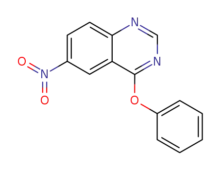 Molecular Structure of 874497-66-2 (6-nitro-4-phenoxy-quinazoline)