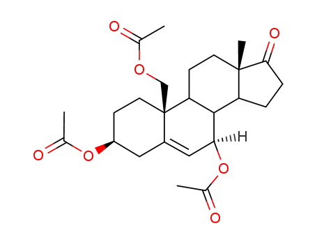 안드로스트-5-엔-17-온, 3,7,19-트리스(아세틸옥시)-, (3베타,7베타)-(9CI)