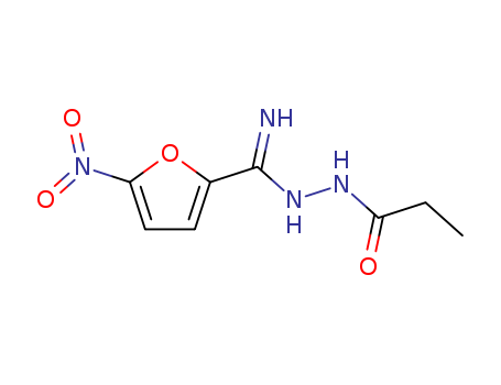 Propanoic acid,2-[imino(5-nitro-2-furanyl)methyl]hydrazide