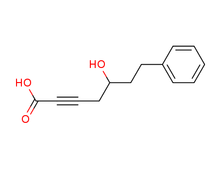 2-Heptynoic acid,5-hydroxy-7-phenyl-