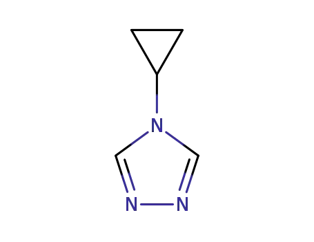Molecular Structure of 36175-35-6 (4-Cyclopropyl-4H-[1,2,4]triazole)