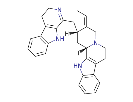 Indolo[2,3-a]quinolizine,2-[(4,9-dihydro-3H-pyrido[3,4-b]indol-1-yl)methyl]-3-ethylidene-1,2,3,4,6,7,12,12b-octahydro-,(2R,3E,12bS)-