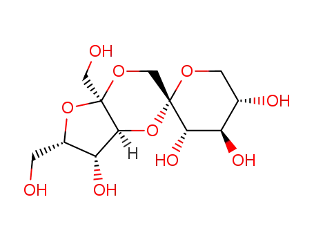 Molecular Structure of 110044-77-4 (α-L-sorbofuranose-α-L-sorbopyranose 3,2':2,1'-dianhydride)