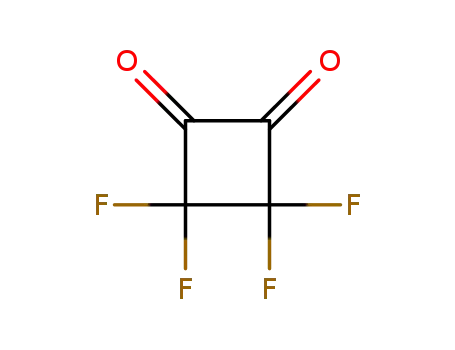 Molecular Structure of 37972-80-8 (1,2-Cyclobutanedione,  3,3,4,4-tetrafluoro-,  radical  ion(1-)  (9CI))