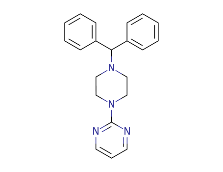 Pyrimidine, 2-(4-(diphenylmethyl)-1-piperazinyl)-