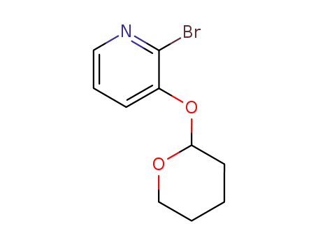 Molecular Structure of 93560-60-2 (2-BROMO-3-(TETRAHYDRO-2-PYRANYLOXY)PYRIDINE)