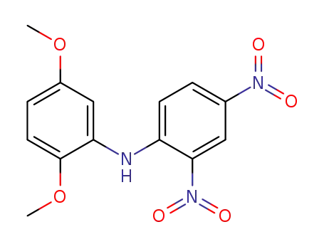 Molecular Structure of 36098-07-4 (N-(2,5-dimethoxyphenyl)-2,4-dinitroaniline)