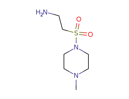 Molecular Structure of 36241-57-3 (2-[(4-methylpiperazin-1-yl)sulfonyl]ethanamine)