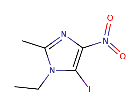 1H-Imidazole,1-ethyl-5-iodo-2-methyl-4-nitro-