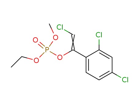 Phosphoricacid, 2-chloro-1-(2,4-dichlorophenyl)ethenyl ethylmethyl ester