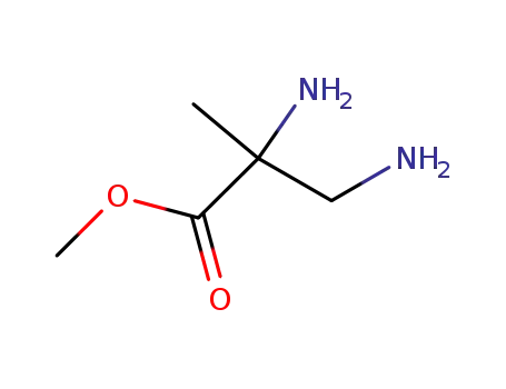 Molecular Structure of 362703-45-5 (2,3-DIAMINO-2-METHYL-PROPANOIC ACID METHYL ESTER)