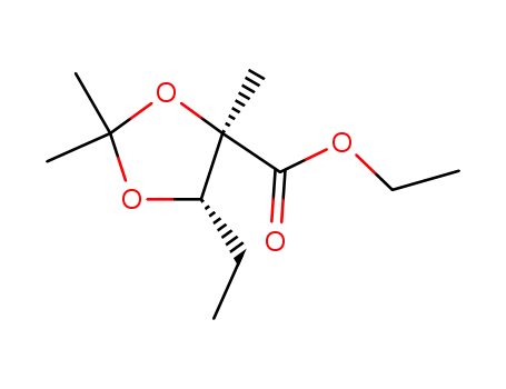 (2RS,3SR)-ethyl 2,3-isopropylidenedioxy-2-methylpentanoate