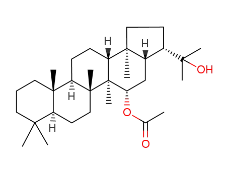 Molecular Structure of 3607-97-4 (15α-Acetyloxyhopan-22-ol)