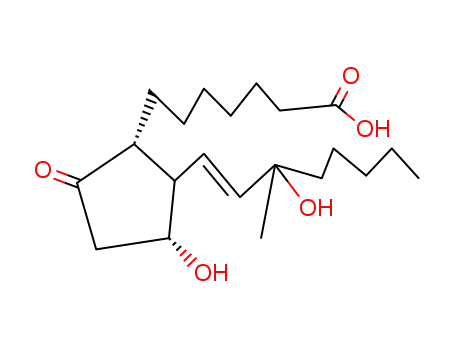 7-[(1R,3R)-3-hydroxy-2-[(E,3S)-3-hydroxy-3-methyloct-1-enyl]-5-oxocyclopentyl]heptanoic acid