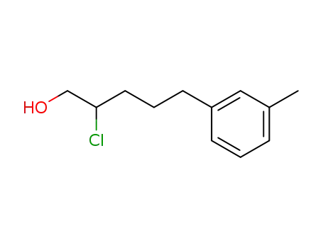 2-Chloro-5-m-tolyl-pentan-1-ol