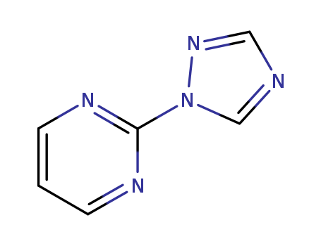 Pyrimidine, 2-(1H-1,2,4-triazol-1-yl)- (7CI,9CI)