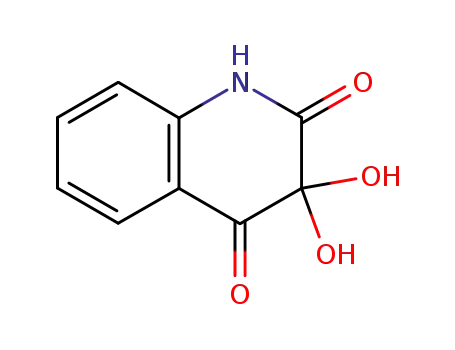 Molecular Structure of 3568-33-0 (3,3-dihydroxyquinoline-2,4(1H,3H)-dione)