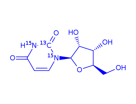 Uridine-2-13C-1,3-15N2(9CI)